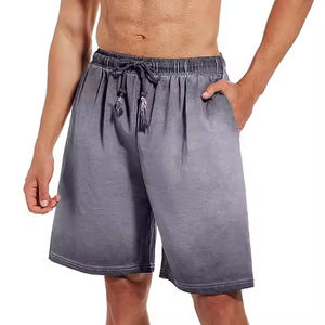 Pantalones cortos deportivos para hombre, peso pesado, nuevo estilo, algodón, hip-hop, deportes informales, pantalones cortos de playa, patrón sólido, bolsillos, tamaño - Product Image 2