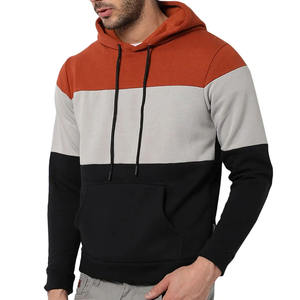 Sweat-shirts et sweats à capuche épais 100 % coton pour hommes, coupe classique, couleur unie, impression de logo personnalisé - Product Image 1