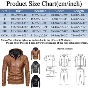 Veste rétro pour homme Maillard Veste en cuir marron Beau style américain Veste en cuir à fermeture éclair Coupe-vent pour homme - Product Image 6