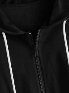 Dernière meilleure conception hommes mode sweat à capuche homme sweat à capuche décontracté pour hommes logo personnalisé 100% coton hommes surdimensionné poids lourd à capuche vierge - Product Image 3