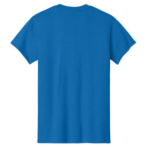 เสื้อยืดผู้ชายผ้าเจอร์ซีย์คอตตอน 100% สไตล์ไฮสตรีท พร้อมตัวเลือกโลโก้แบบกำหนดเอง สีนีออนบลู - Product Image 6