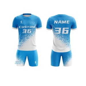 Camisetas de Fútbol Personalizadas para Hombre, Colores Personalizados, Venta Caliente en Francia, Conjuntos de Uniformes, 100% Poliéster, Sublimadas de Alta Calidad - Product Image 3