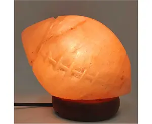 โคมไฟเกลือหิมาลัยทรงกลมพร้อมอุปกรณ์เสริม ของแท้ 100% เป็นมิตรกับสิ่งแวดล้อม แกะสลักด้วยมือ แบรนด์ SUAZ ราคาดีที่สุด ของตกแต่งบ้าน - Product Image 3