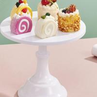 Support à gâteau en plastique, présentoir à desserts, plateau de présentation pour cupcakes, support de service pour fruits, décoration de table pour pâtisserie et fête