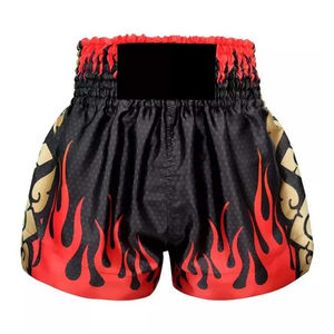 Shorts de boxe MMA personnalisés, respirants, extensibles, de haute qualité, légers, à séchage rapide, en spandex et polyester, impression numérique sur le devant - Product Image 1