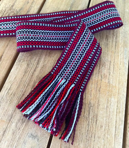 Cinturón Artesanal Multicolor de Estilo Folclórico, Cinturón Tejido Ancho Étnico Ucraniano Hutsul Cossack, Unisex, Estilo Tradicional Eslavo - Product Image 2