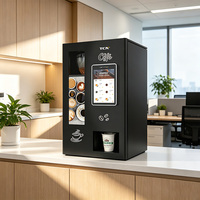 Distributeur automatique de café de table TCN, entièrement automatique, du grain à la tasse, intelligent, pour usage commercial, bureaux, commerce de détail et entreprises.