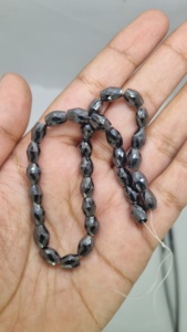 Moissanite negro Fancy Faceted Diamond Beads Moissanite Diamond Jewellry - Product Image 2