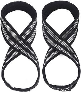 Figure 8 Wrist Support Straps Adjustable Non-Slip <b>Weight</b> Lifting Gym Strength Training Unisex - Product Image 1