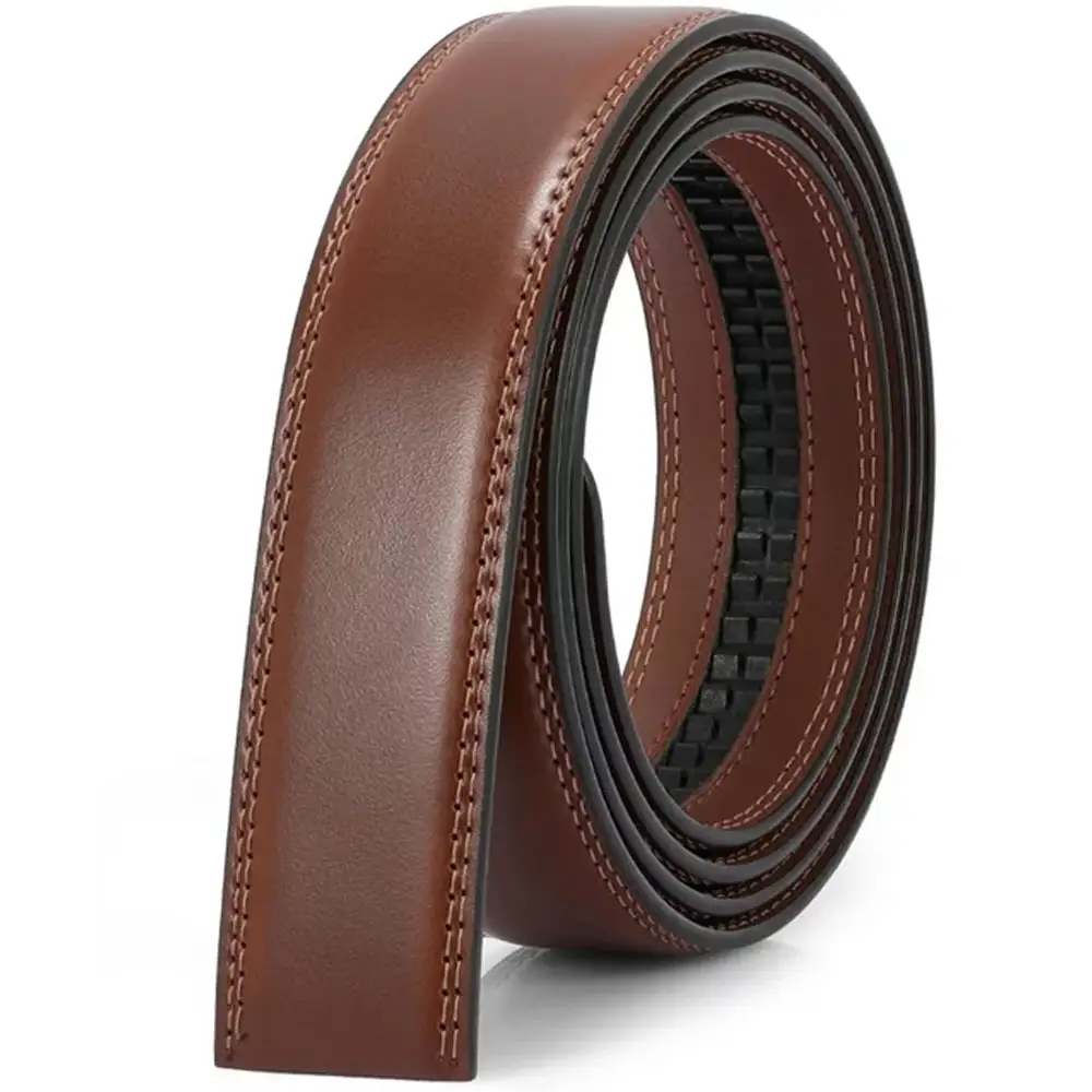 high quality customized leather Black and coffee new model Split leather belts for men with pin buckles