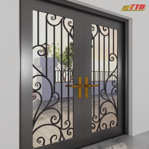 Portes en fer sécurisées et élégantes pour les entrées de maison Fournisseur vietnamien de qualité supérieure spécialisé dans la fabrication de portes - Product Image 2