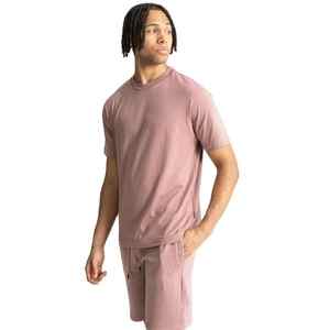 2025 Twin Set Chándal 100% Algodón Lavado ácido Drop Shoulder Camiseta y pantalones cortos Logotipo personalizado Twin Set para hombres - Product Image 3