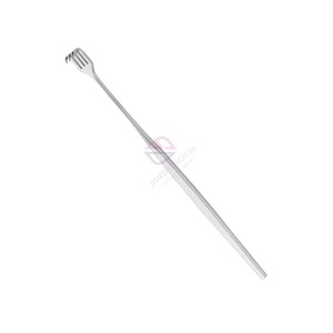 Retractor de Acero Inoxidable para Cirugía Plástica, 4 Puntas, Curva Pequeña, 5 mm de Profundidad, Estéril, Reutilizable, Manual, Alta Calidad, Certificado CE - Product Image 3