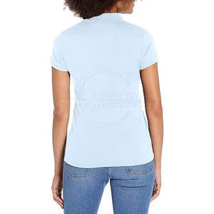 Camiseta de polo de calidad superior para mujer, ligera y duradera, 100% algodón para ropa informal de verano - Product Image 2