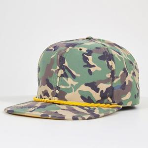Casquette de baseball en toile de coton classique brodée avec logo personnalisé, casquette de baseball réglable pour fête sportive en plein air, camouflage plat - Product Image 2