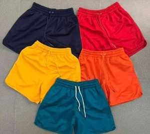 Custom 100% algodón al aire libre para hombre Casual sólido pantalones cortos bordados personalizados hombres Baggy Jorts verano Streetwear Vintage pantalones cortos hombres - Product Image 1