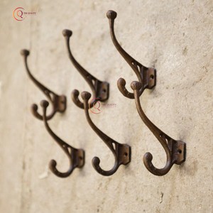 Vintage Designer Wall Hanger and <b>Hooks</b> Set Of 6 <b>Heavy</b> <b>Duty</b> Durable Wall Decorative Hanger and <b>Hook</b> For <b>Coat</b> Hats Key <b>Hooks</b> - Product Image 1
