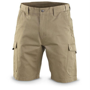 Men's Summer Cotton <b>Cargo</b> <b>Shorts</b> <b>Elastic</b> <b>Waist</b> Breathable Casual Loose Fit Outdoor Sport <b>Shorts</b> Eco-Friendly Customizable Logo - Product Image 4