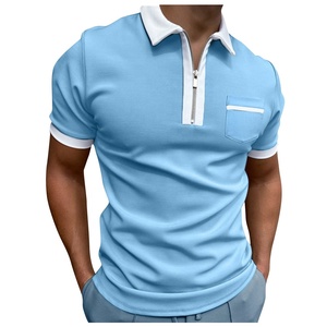 Polo de manga corta para hombre, Polo de color contrastante, ropa nueva, ropa de calle de verano, camisas informales a la moda para hombre - Product Image 4