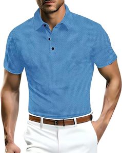 Polo personnalisé de haute qualité pour hommes, polo à logo brodé ou imprimé, t-shirt respirant et décontracté - Product Image 3
