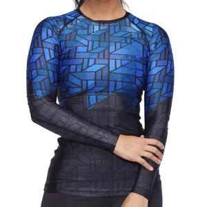 High Quality Design Women's MMA Rash Guard Short & Long sleeve High Quality shirt rash guard bjj fitness wear