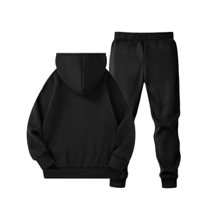 ชุดวอร์มสองชิ้นระบายอากาศมีฮู้ดสำหรับผู้ชายใหม่2025ชุดออกกำลังกายน้ำหนักเบาออกแบบได้เอง - Product Image 2