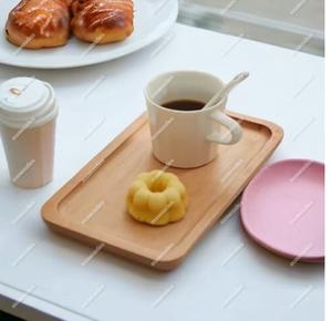 Bandeja de servicio de bambú de madera rústica versátil con laca funcional Ana bandeja organizadora de bebidas de alimentos para el hogar para uso en la cocina - Product Image 6