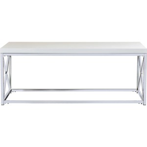 Mesa de Centro Moderna y Ecológica con Estructura Metálica y Tapa de Mármol para Sala de Estar, Muebles para el Hogar - Product Image 2