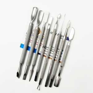 ชุดคีมตัดหนังกำพร้าสแตนเลสพร้อมที่ดึงและกำจัดสีเงินแบบเต็ม - Product Image 1