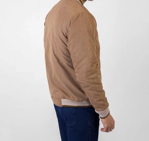 เสื้อแจ็กเก็ตบอมเบอร์สำหรับผู้ชายเสื้อลายพรางเคลือบถนนอย่างเป็นทางการพร้อมโลโก้ด้านหน้าสำหรับฤดูใบไม้ผลิ - Product Image 4