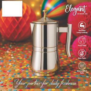 Handcrafted Modern Stainless Steel <b>Pitchers</b> Shaped for Elegant Liquid Serving Dishwasher Safe for Dining Rooms Social Events - Product Image 6