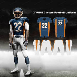 Nouveau design personnalisé 7v7 drapeau football américain uniformes jeunesse haute qualité Sublimation maillots de football américain drapeau football - Product Image 4