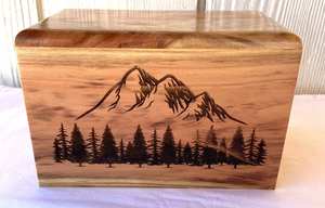 โกศไม้สำหรับบรรจุอัฐิผู้ใหญ่ โกศไม้สนเรดวูดสำหรับบรรจุอัฐิมนุษย์ โกศไม้บีชสำหรับงานศพ - Product Image 6