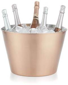 AK Brass Lining Design Metal <b>Ice</b> <b>Bucket</b> In <b>Gold</b> Finished With Handles Premium Round <b>Ice</b> <b>Bucket</b> For Barware Use / Home Use - Product Image 4