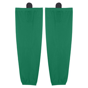 Venta al por mayor de poliéster calcetines de hockey sobre hielo nueva llegada rojo verde personalizable con nombre del equipo OEM e impresión por sublimación - Product Image 4