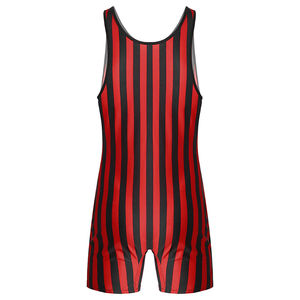 ชุดซิงเกิลเล็ตสำหรับนักมวยปล้ำชาย แห้งเร็ว ระบายอากาศดี ไร้ตะเข็บ พิมพ์ลายแบบซับลิเมชั่นเต็มตัว พร้อมโลโก้ด้านหน้า สำหรับศิลปะการต่อสู้ - Product Image 2