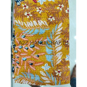 Wholesale Price <b>Kantha</b> <b>Quilts</b> Blankets Christmas Gifts Bohemian Tropical <b>Kantha</b> Sofa Throw Blanket Twin Size <b>Kantha</b> <b>Quilts</b> - Product Image 5