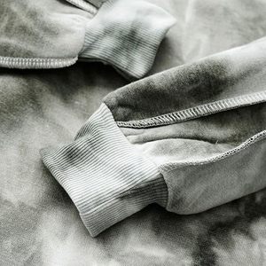 Sweat-shirt à manches longues et épaules tombantes, tie-dye, de qualité supérieure, dernier design, pour femmes - Product Image 3