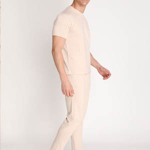 Nuevo artículo de venta en Pakistán, precio al por mayor, conjunto de Camiseta y pantalón para hombre, nuevo Conjunto de camiseta y pantalón de diseño elegante de Color liso - Product Image 5