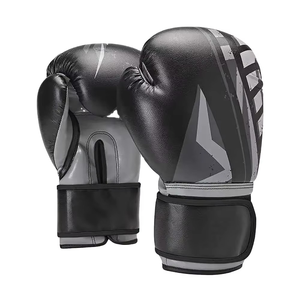Guantes de boxeo con logotipo personalizado con calidad duradera de cuero PU guantes de entrenamiento deportivo para gimnasio XL para adultos 6oz 10oz 14oz protección de manos - Product Image 1
