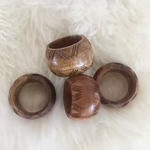 Anillo de Servilleta de Madera, Decoración Nueva para Cocina y Fiestas, para Celebraciones de Cumpleaños - Product Image 6