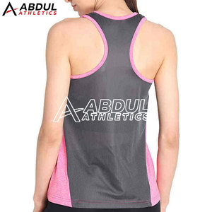 เสื้อกล้ามผู้หญิงขายส่ง ผ้าคอตตอนผสม เหมาะสำหรับออกกำลังกาย วิ่ง โยคะ และชุดลำลอง - Product Image 3