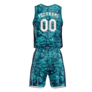 Ensembles d'uniformes de basketball pour hommes à manches courtes personnalisés en gros, 100% polyester, antibactérien et à séchage rapide, unisexe - Product Image 3