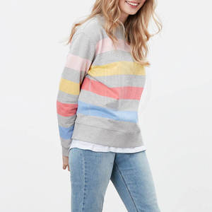 Nouvelle Arrivée Sweat-shirt à manches longues col rond décontracté coupe ample pour femme – Vente en gros à prix abordable - Product Image 2