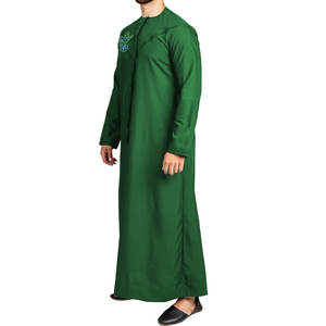 Abaya Islámica de Moda para Hombre, Estilo Dubai, Talla Grande, Otoño, Térmica, 100% Algodón de Alta Calidad - Product Image 4