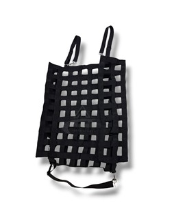 Meilleur sac de filet d'alimentation pour chevaux Produit équestre en nylon solide et durable pour le stockage du foin - Product Image 1