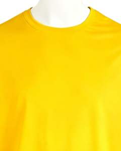 <b>Mens</b> <b>Yellow</b> Plain T Shirt Crew Neck Short Sleeve Casual Cotton Polyester Custom Logo Bulk Wholesale OEM Manufacturer Pro - Product Image 4