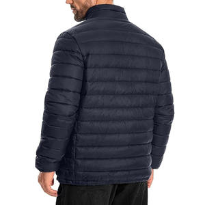 Vestes matelassées pour hommes légères portables chaudes coupe ajustée col montant rembourrées - Product Image 2