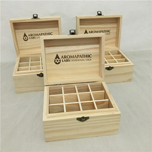 Hương liệu tổ chức sơn móng tay hương thơm nước hoa container, tinh dầu gỗ lưu trữ hộp du lịch hiển thị trình bày trường hợp - Product Image 3