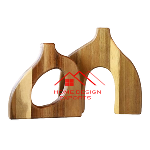 2024 Design de courbe accrocheur Vente chaude Vase de table en bois pour la maison Hôtel et Restaurants Décor - Product Image 6